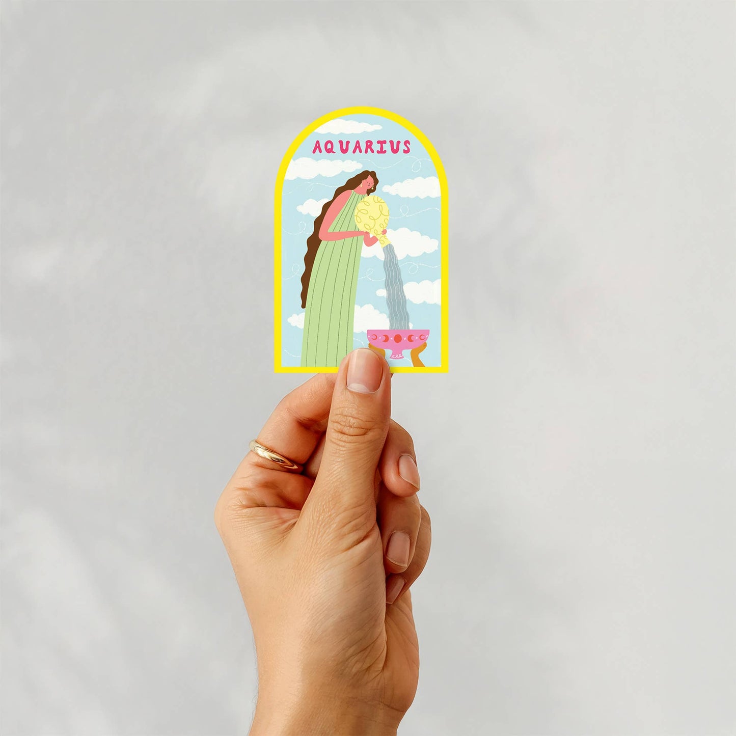Aquarius Astrology Sticker