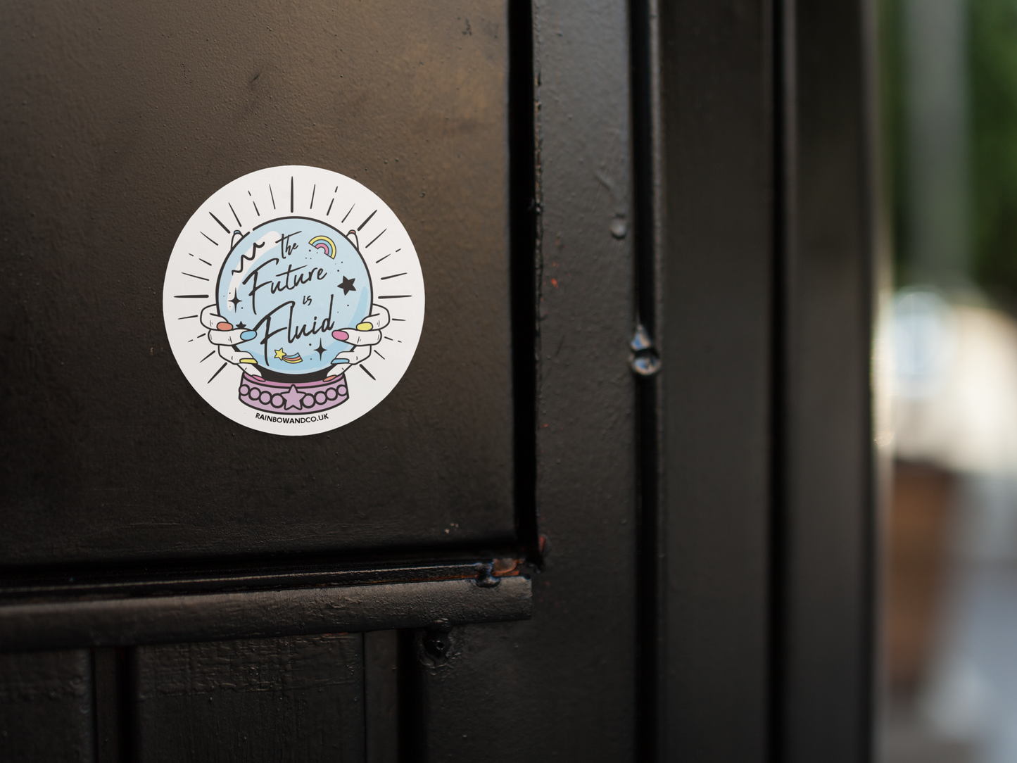 The Future is Fluid Vinyl Sticker