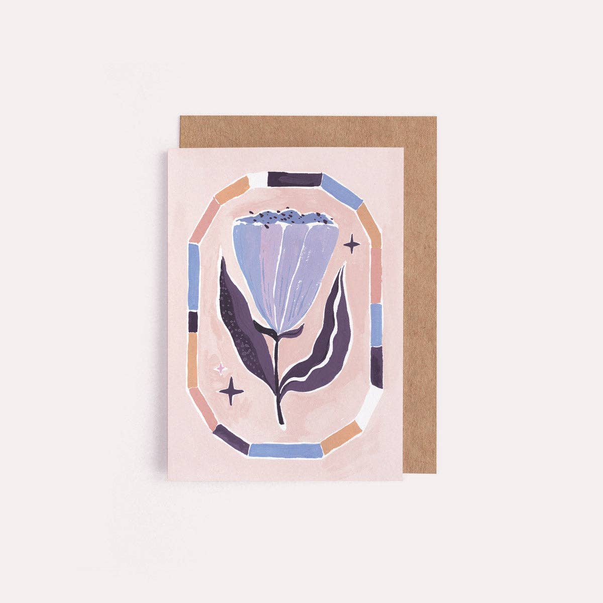 Framed Flower Mini Card | Mini Greeting Cards | Floral Cards