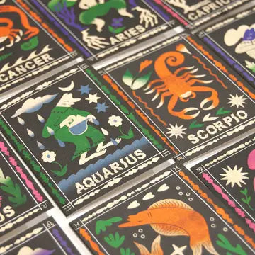 Scorpio Birthday Mini Card by Printer Johnson