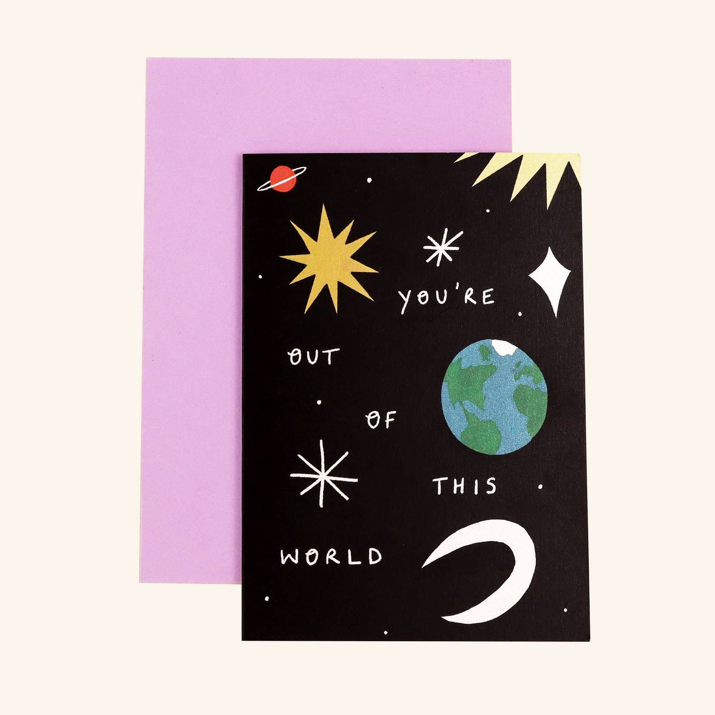 You're Out Of This World Love Card | Anniversary | Celestial