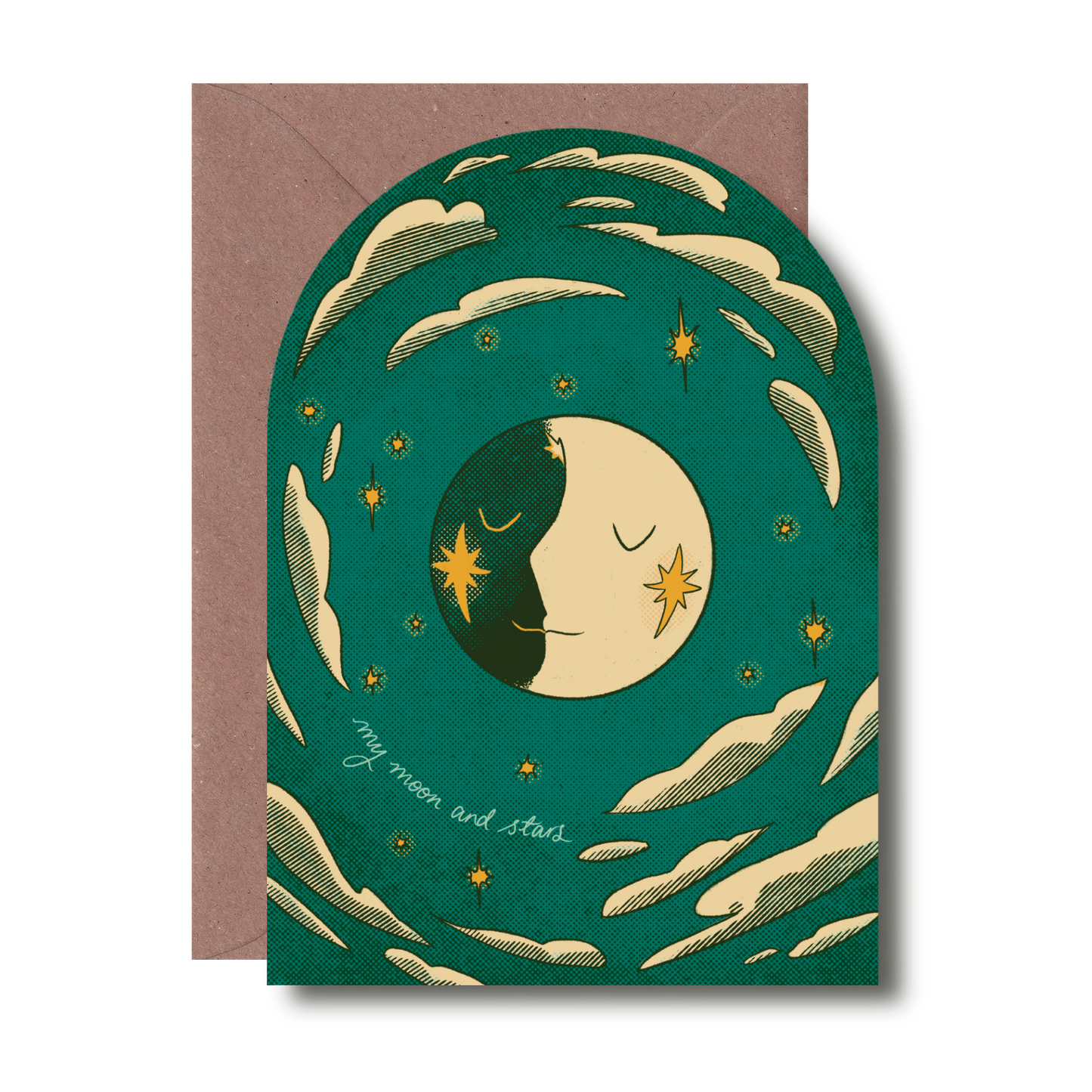 My Moon & Stars Arch Card by Lione & Sheikh