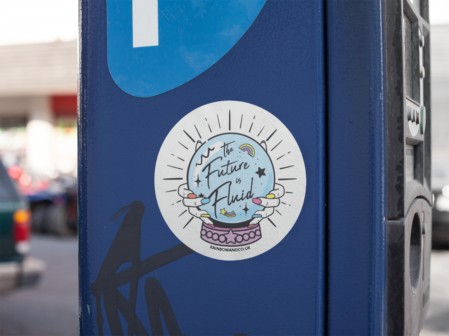 The Future is Fluid Vinyl Sticker