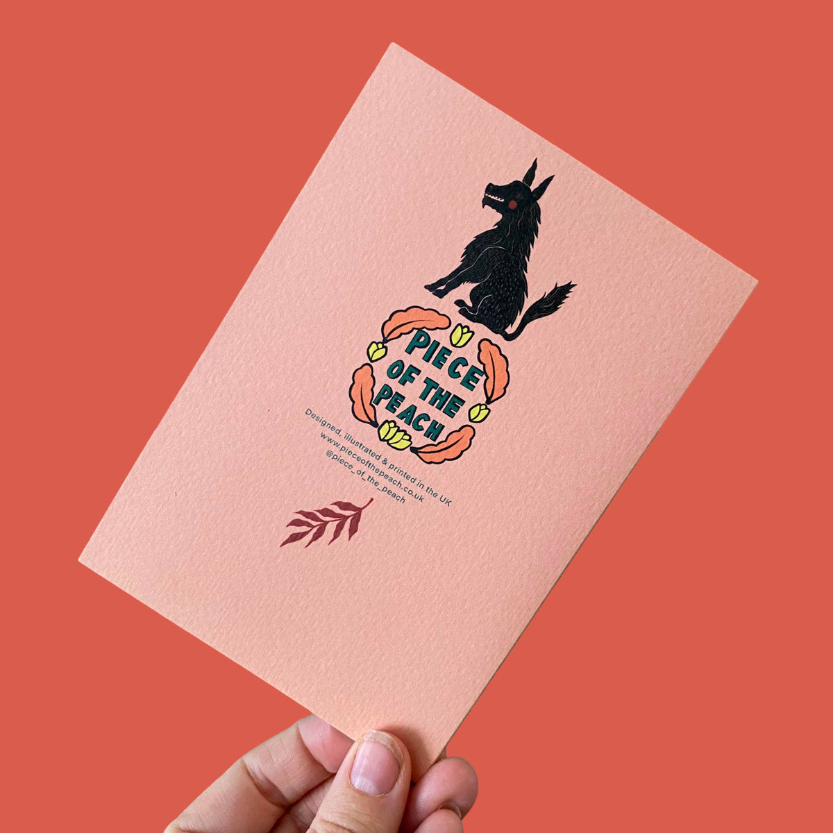 All Shuck Up - Folk inspired card with Black Shuck