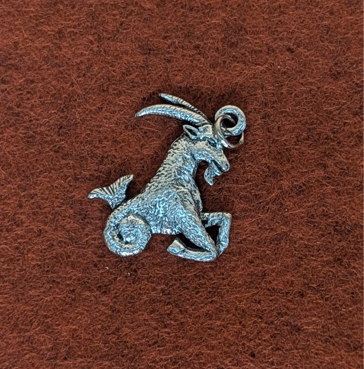 Pewter Capricorn Charm