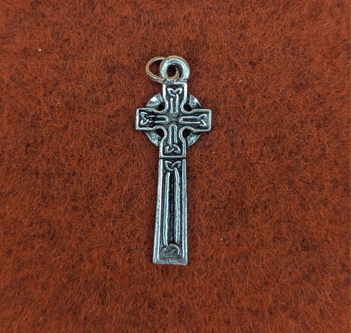Pewter Celtic Cross Charm