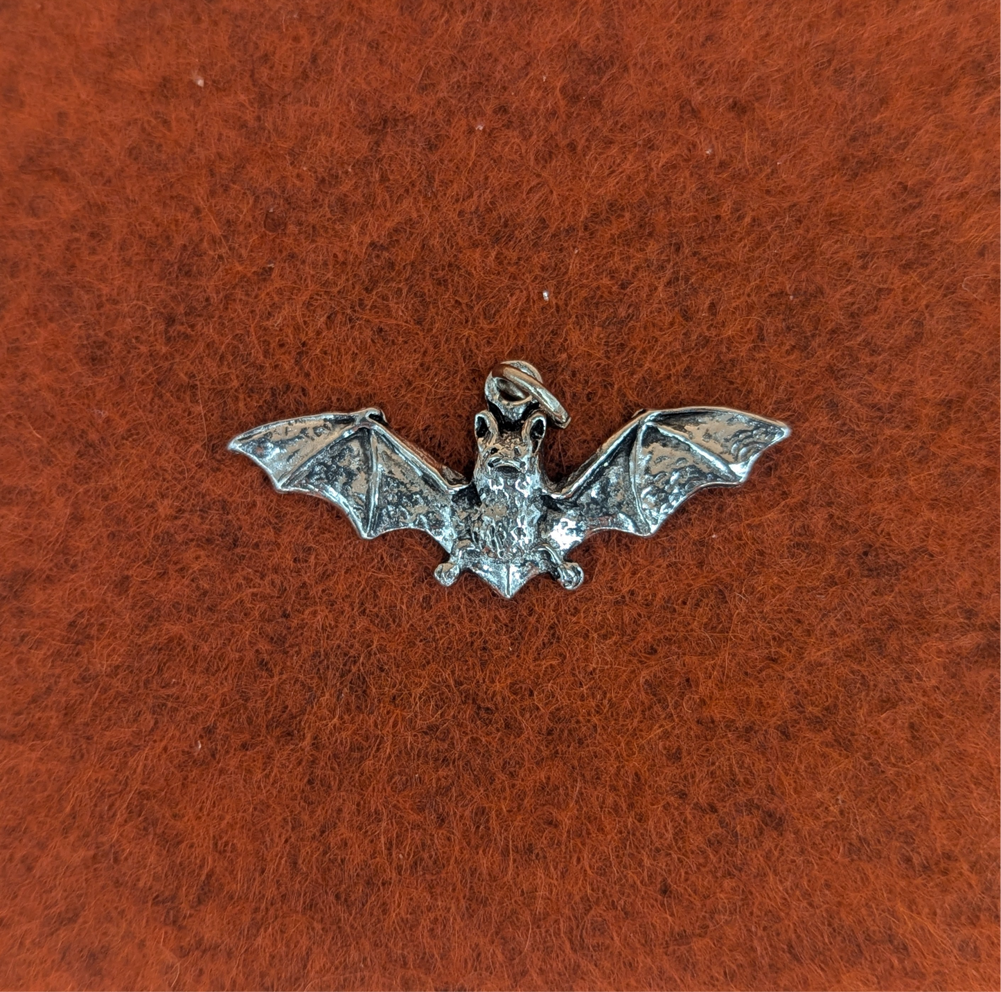 Pewter Bat Charm