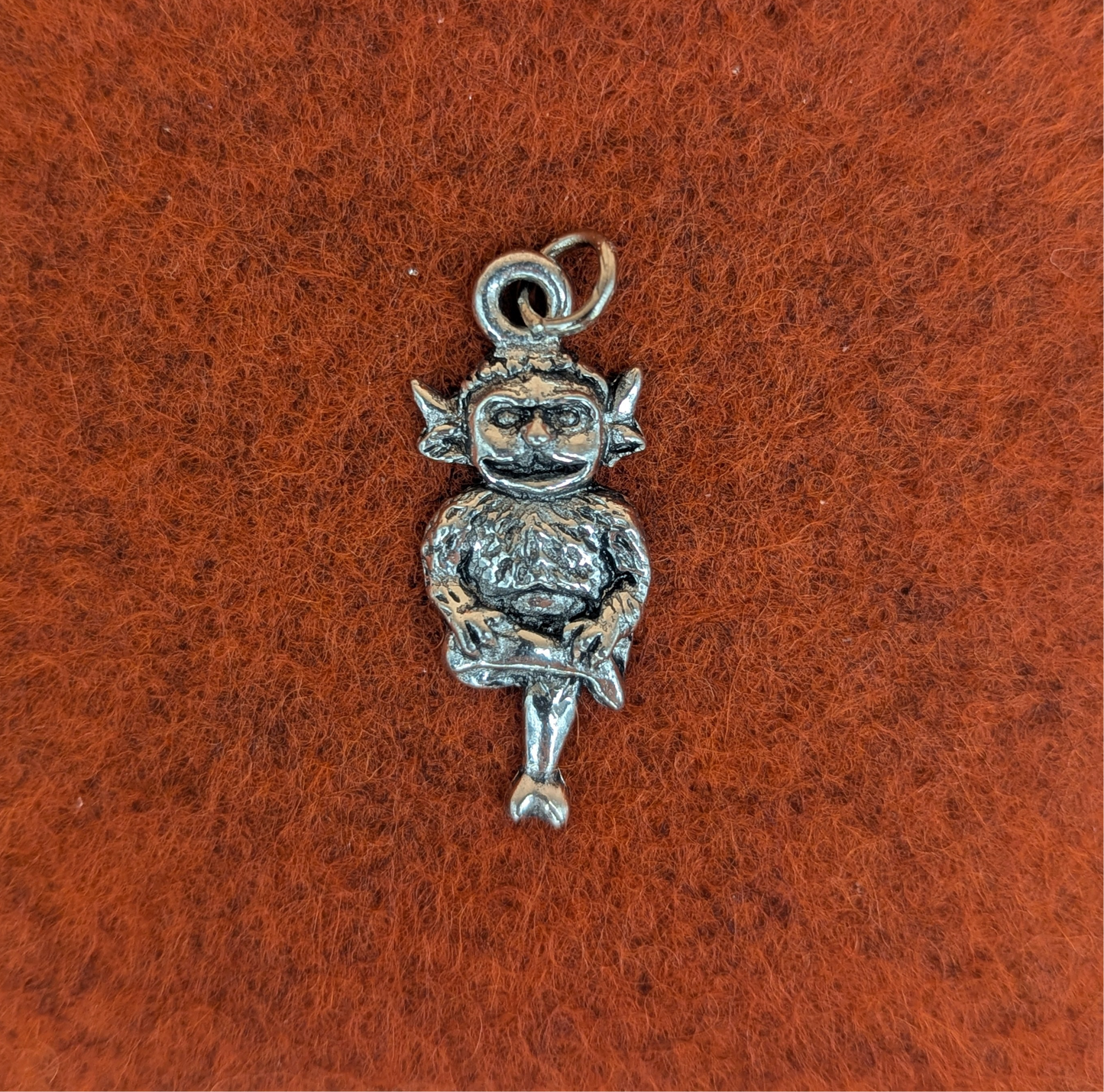 Pewter Lincoln Imp Charm