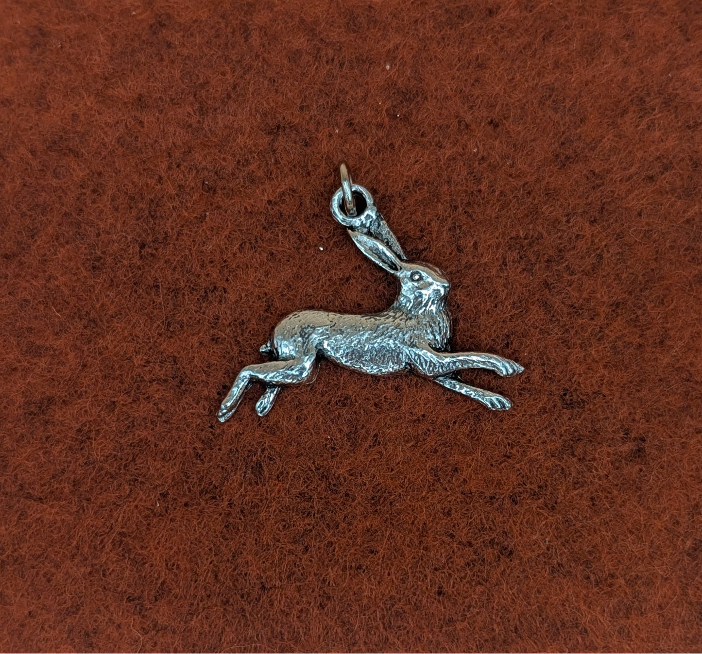 Pewter Hare Charm