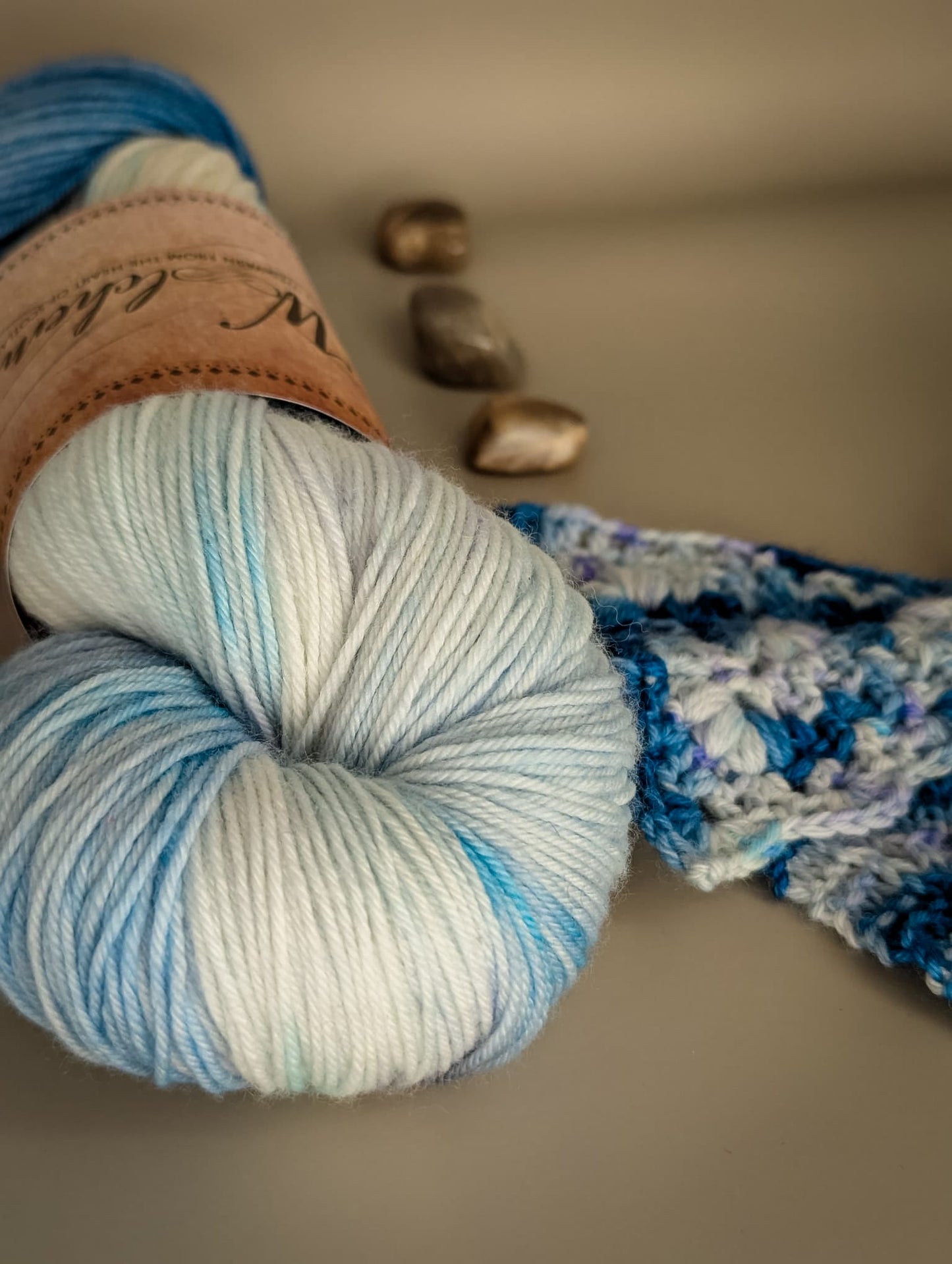 'Moonstone' - The Woolchemist Hand Dyed Yarn - 100g