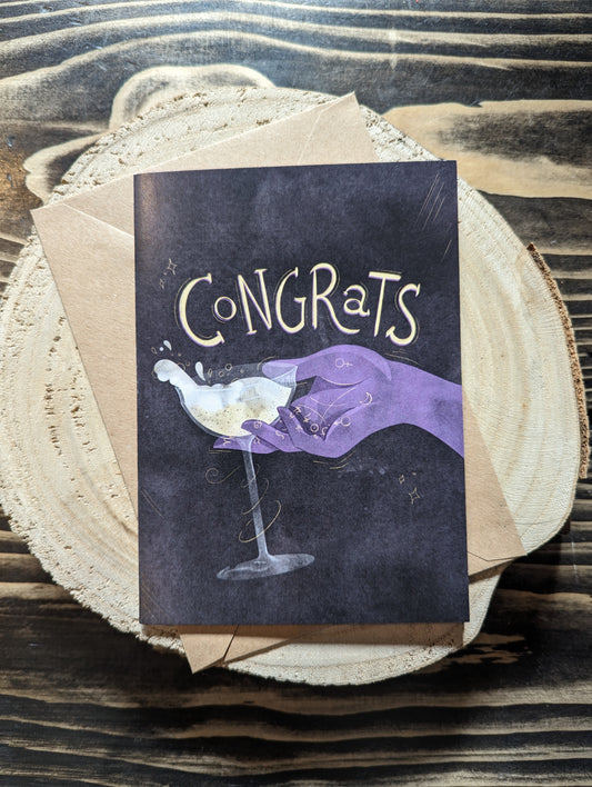 ‘Congrats’ Greeting Card