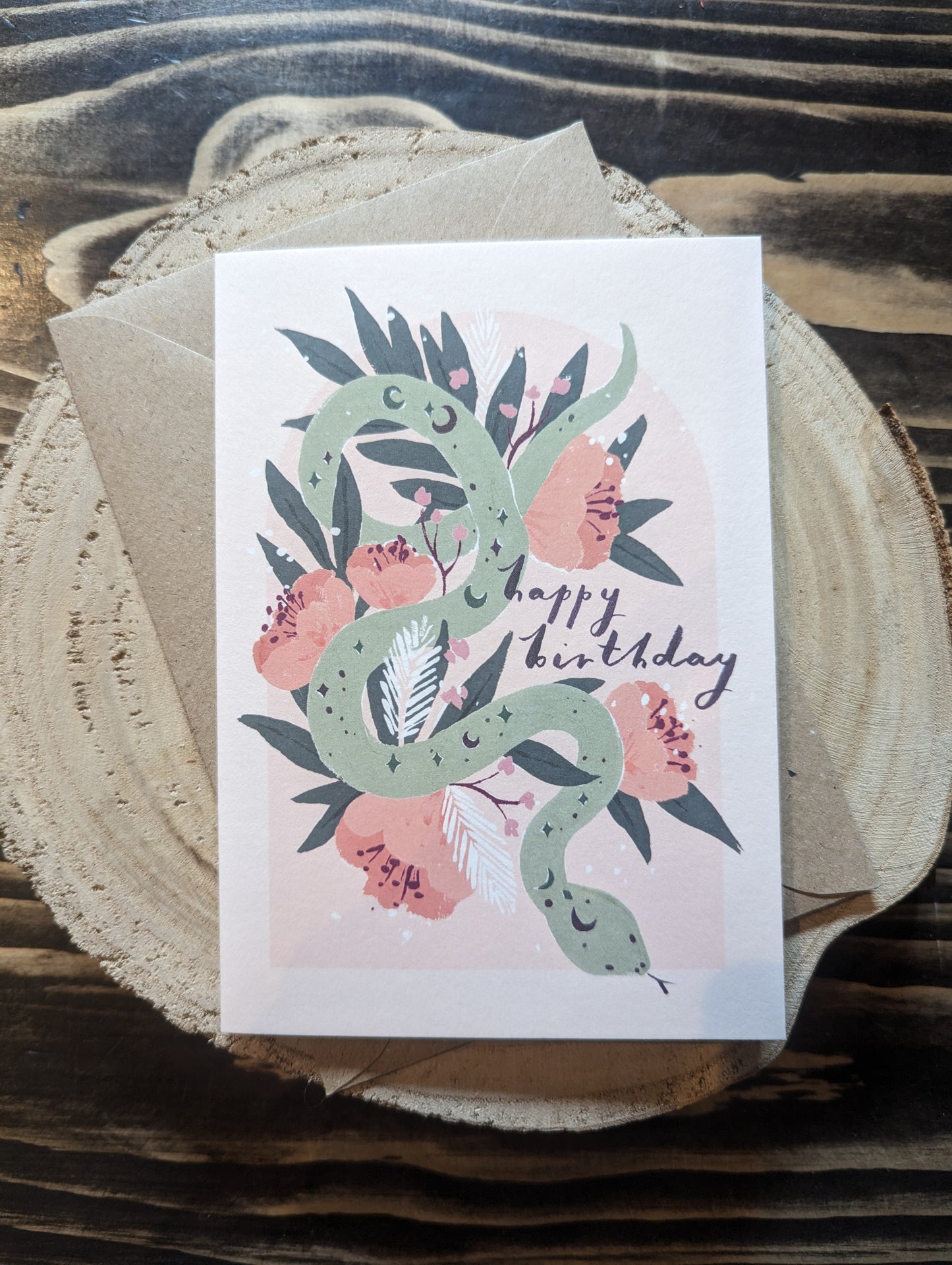 ‘Happy Birthday’ Snake Greeting Card