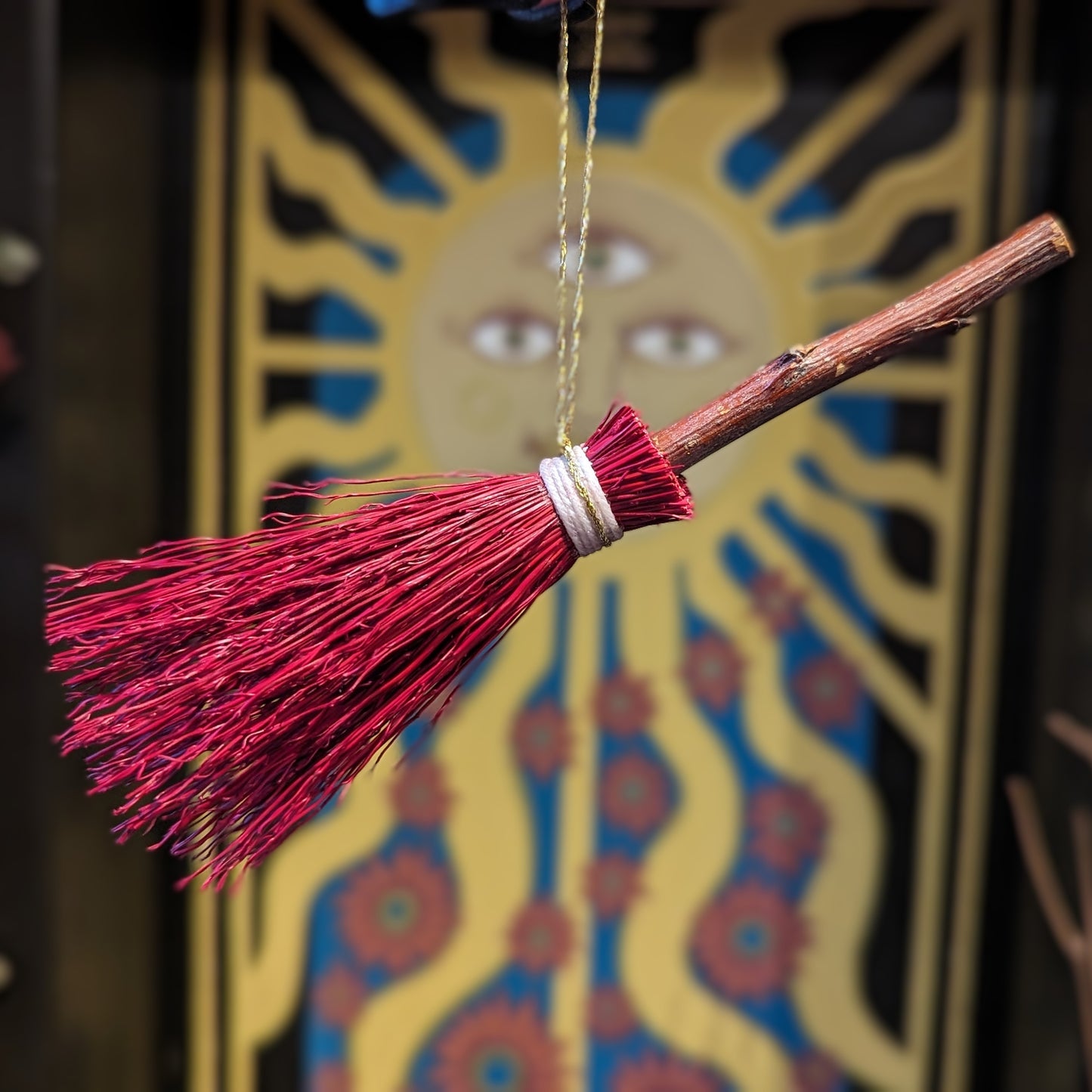 Mini Broom Ornament