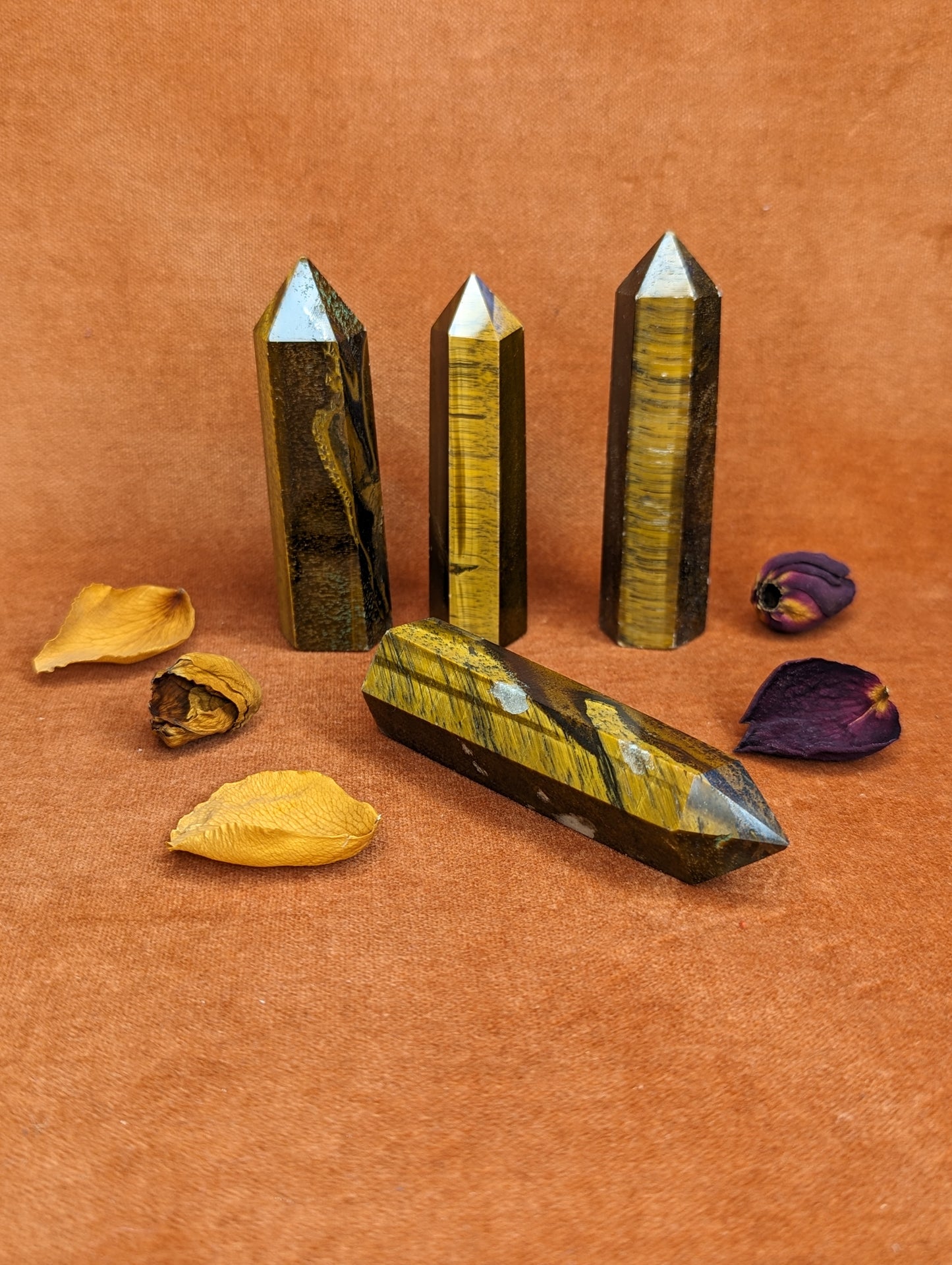 Tiger's Eye Standing Crystal Point