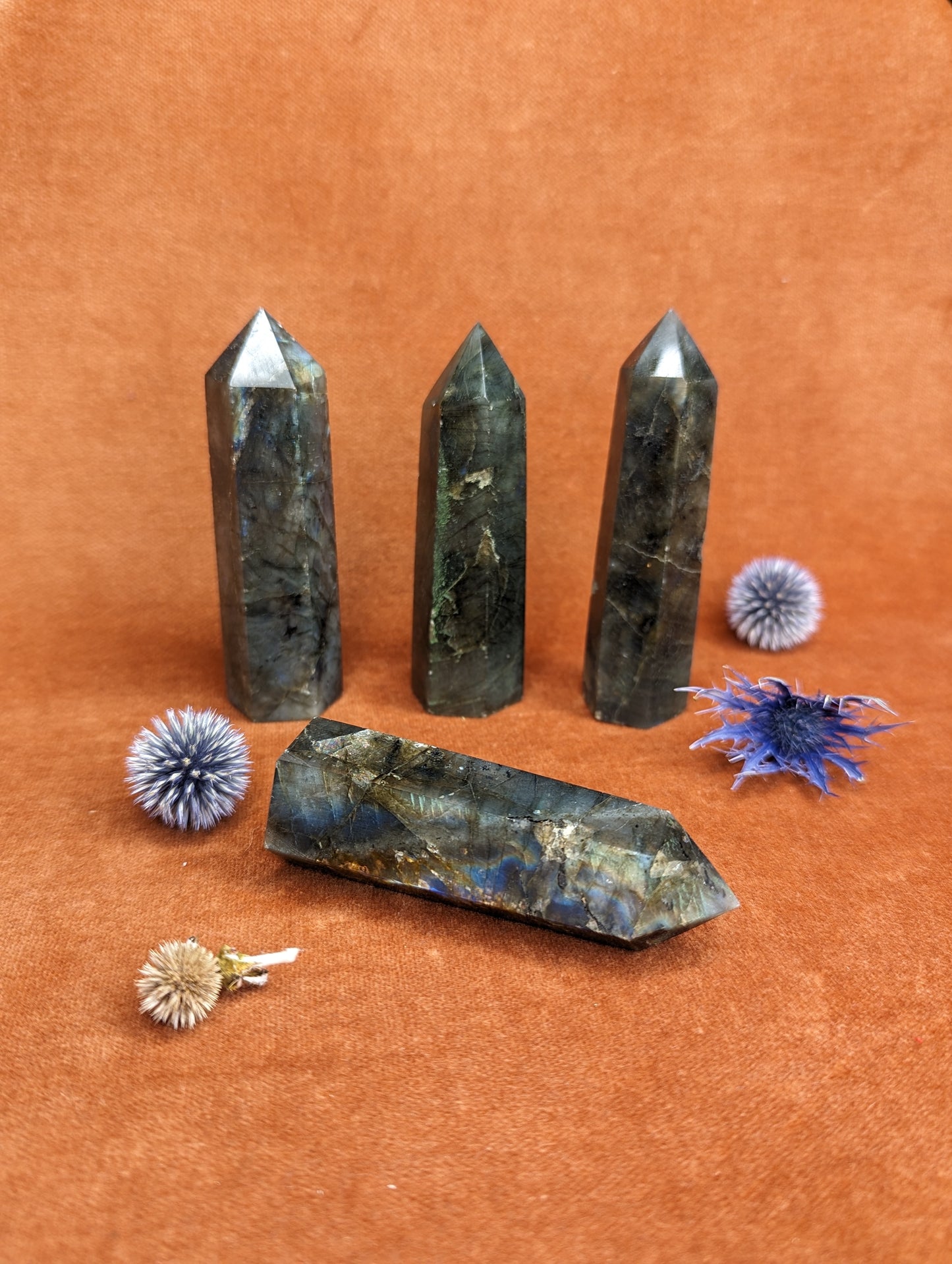 Labradorite Standing Crystal Point