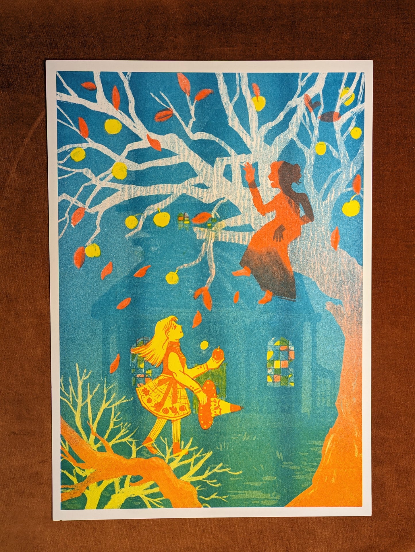 “The Red Wood” Print by Yachen Zhou