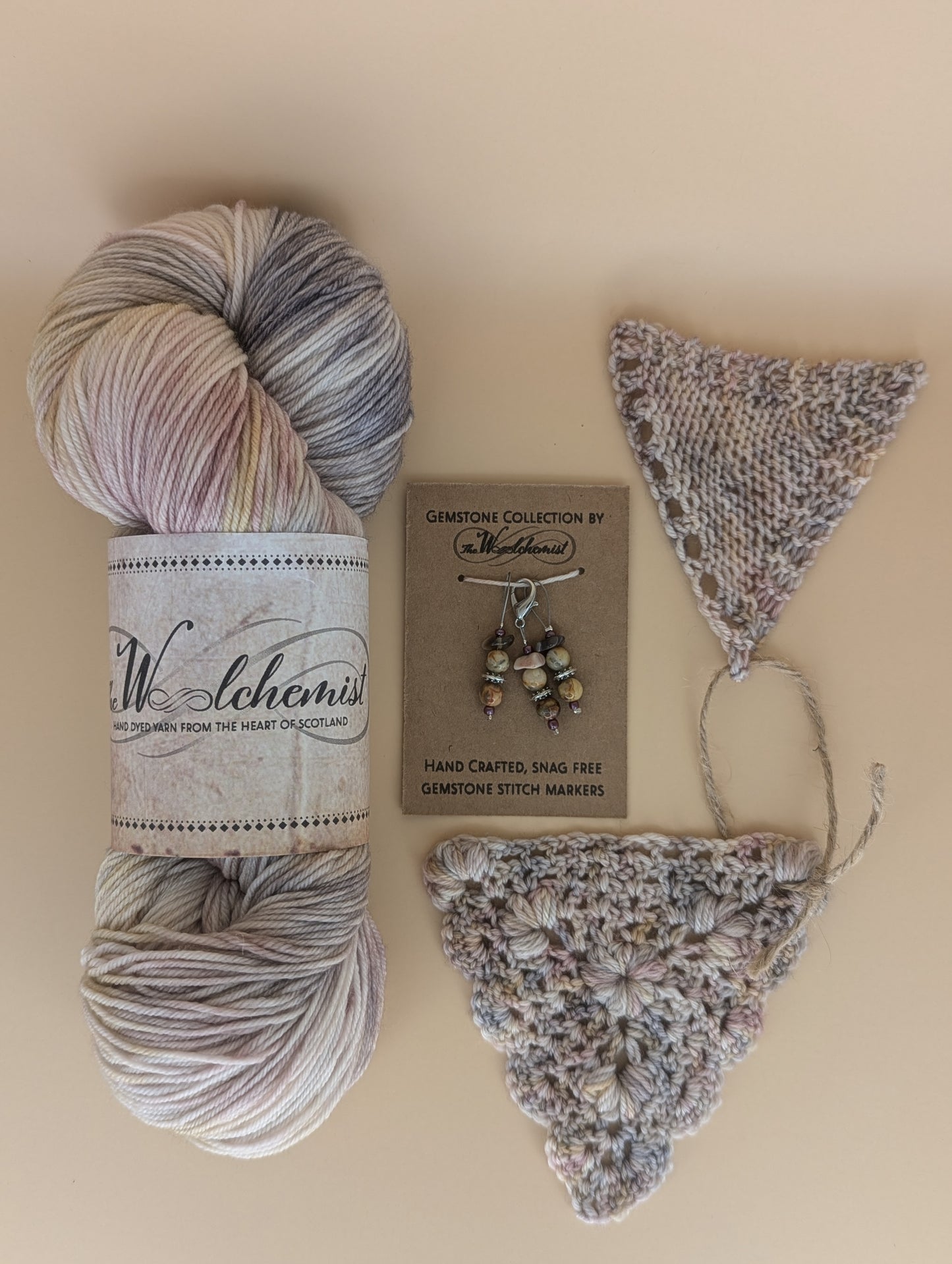 'Botswana Agate' - The Woolchemist Hand Dyed Yarn - 100g