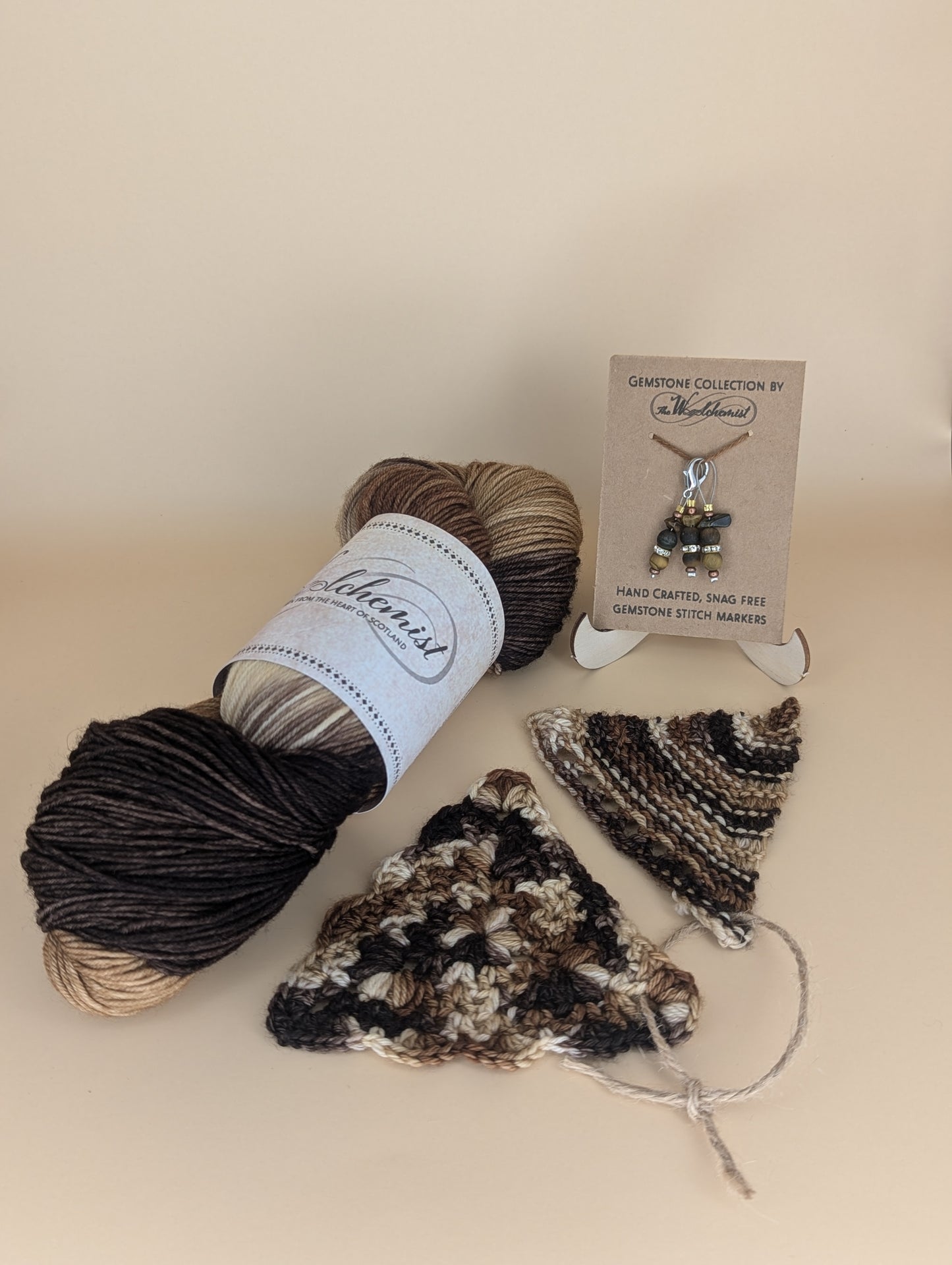 'Tiger's Eye' - The Woolchemist Hand Dyed Yarn - 100g