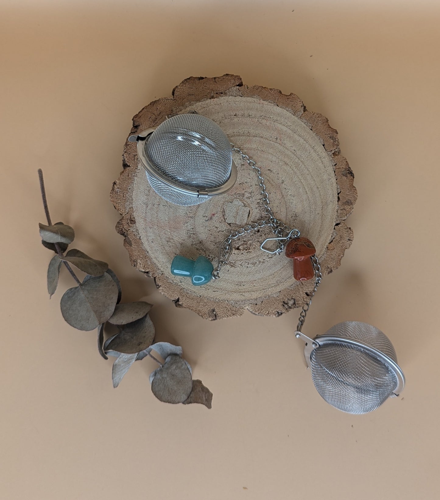 Crystal Mushroom Tea Strainer