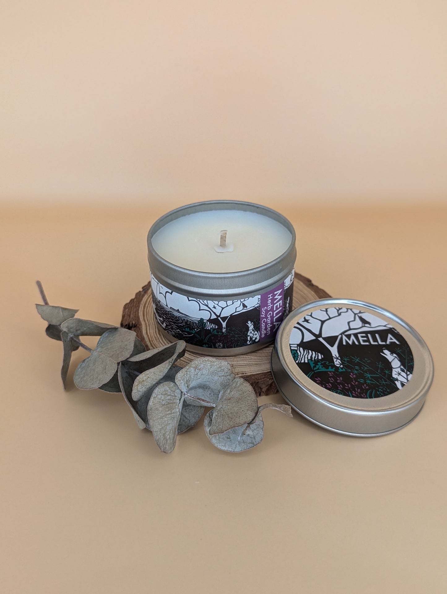 Mella Herb Garden Travel Candle