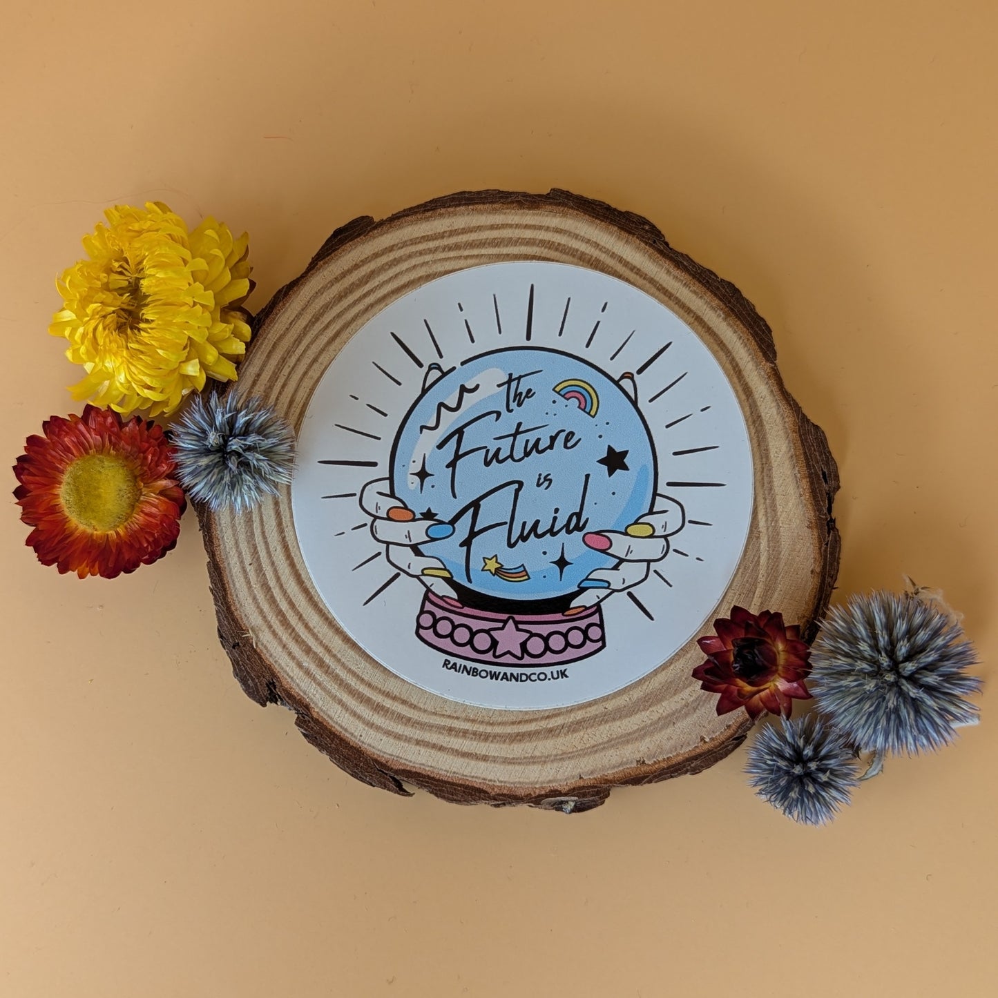 The Future is Fluid Vinyl Sticker