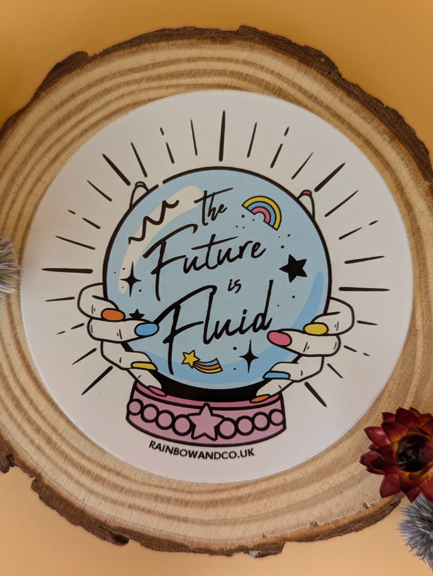 The Future is Fluid Vinyl Sticker