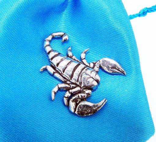 Pewter Scorpio Charm