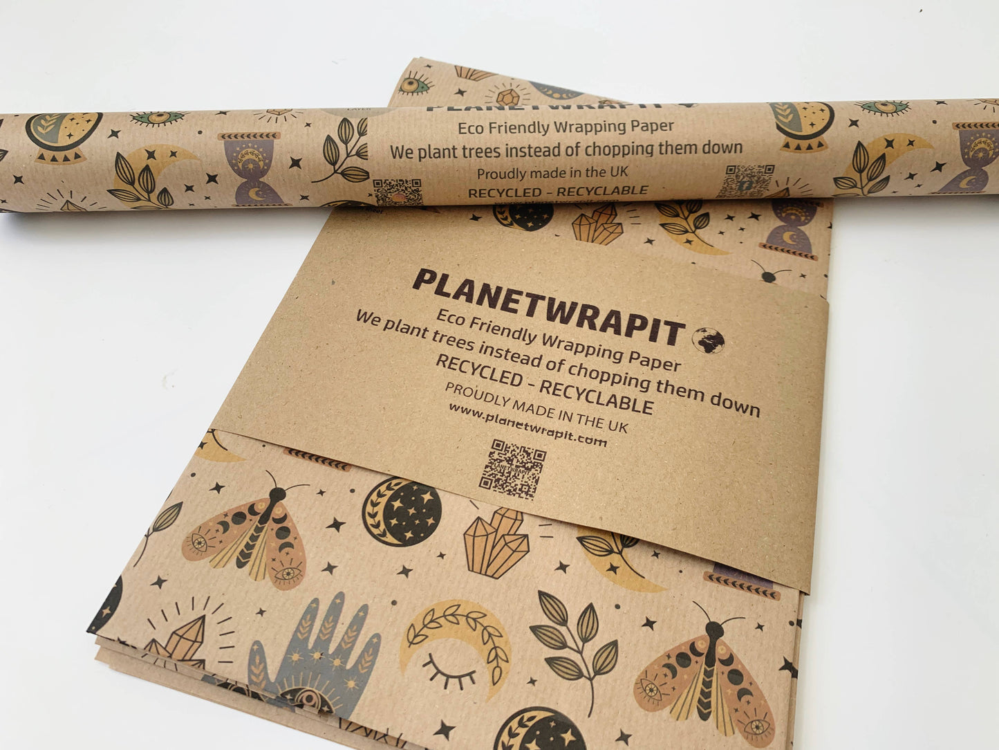 Spellbound Recycled Kraft Wrapping Paper Gift Wrap