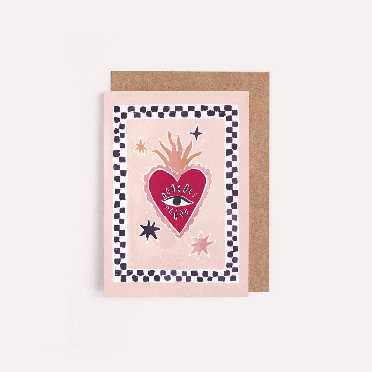Sacred Heart Mini Love Card | Mini Greeting Card | Mini Card