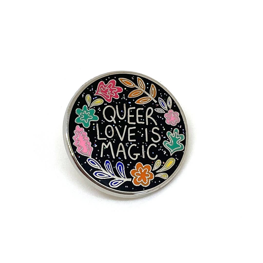 Queer Love Is Magic Enamel Pin