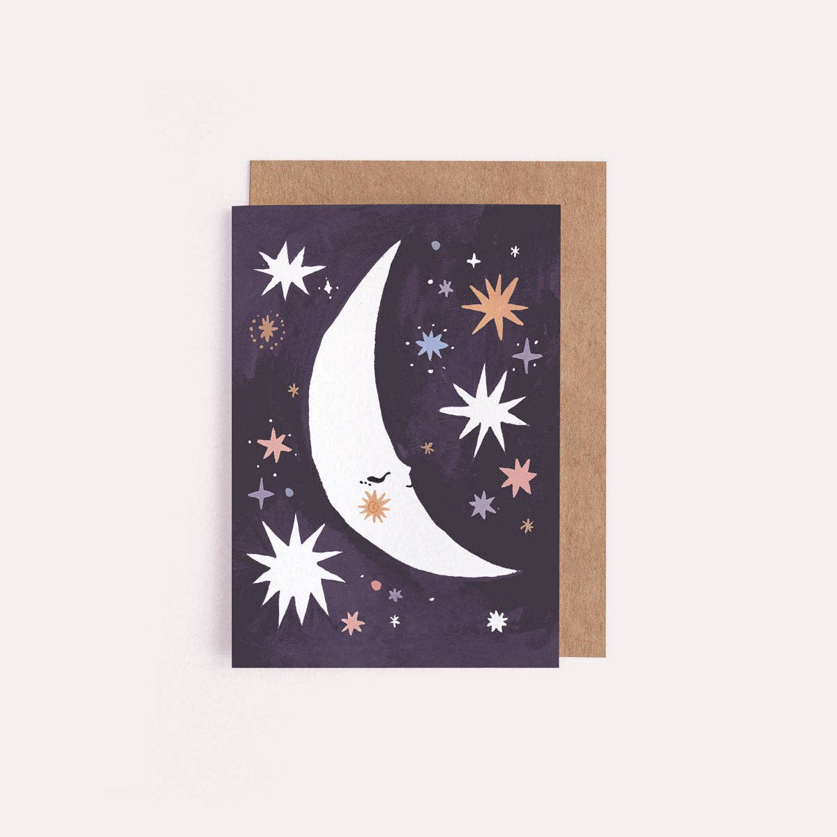 Sleeping Moon Mini Cards | Blank Cards | Mini Greeting Cards