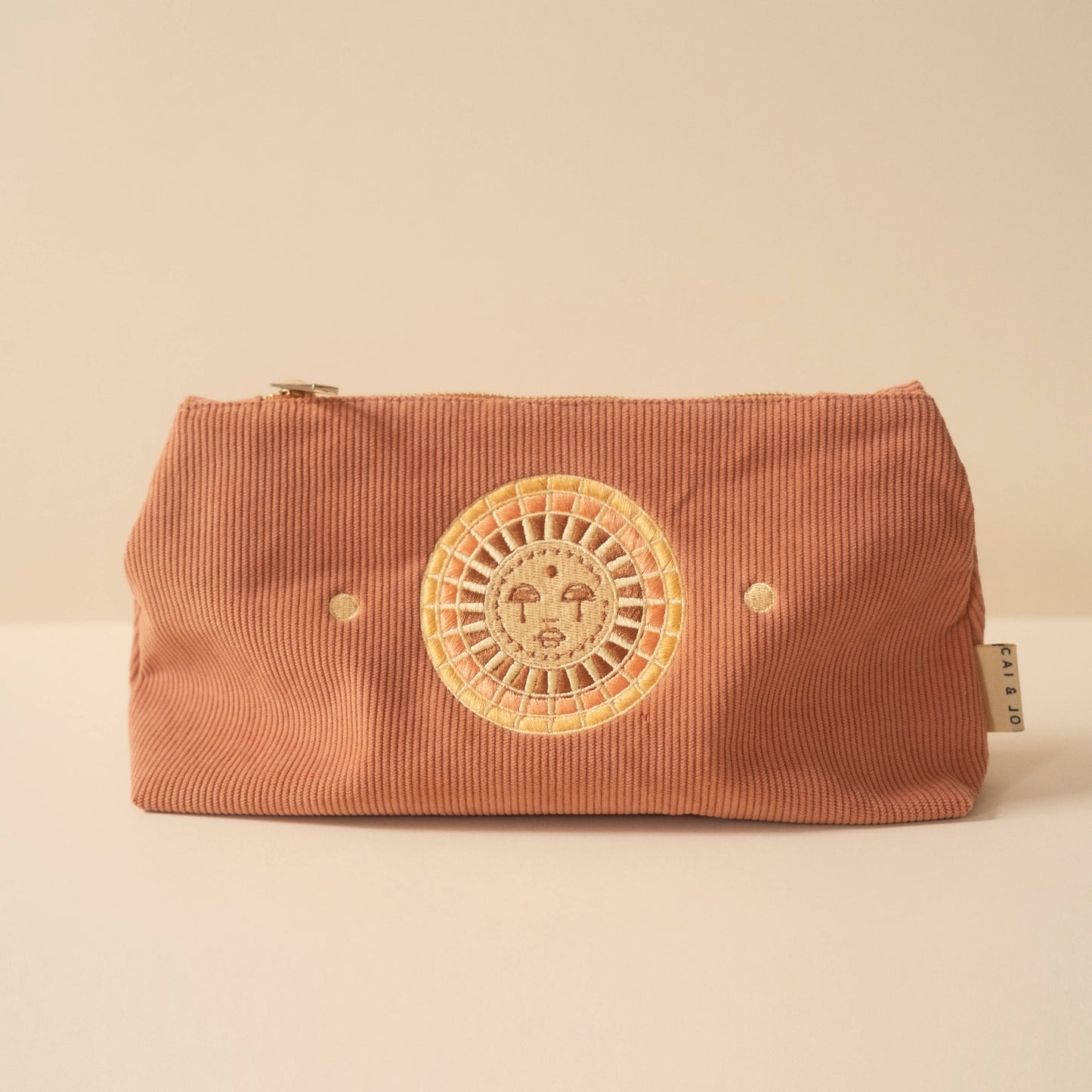 Corduroy Sun Pouch in Dusty Pink