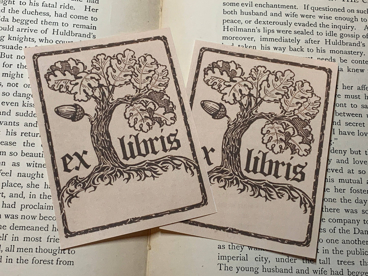 Oak Tree Bookplate