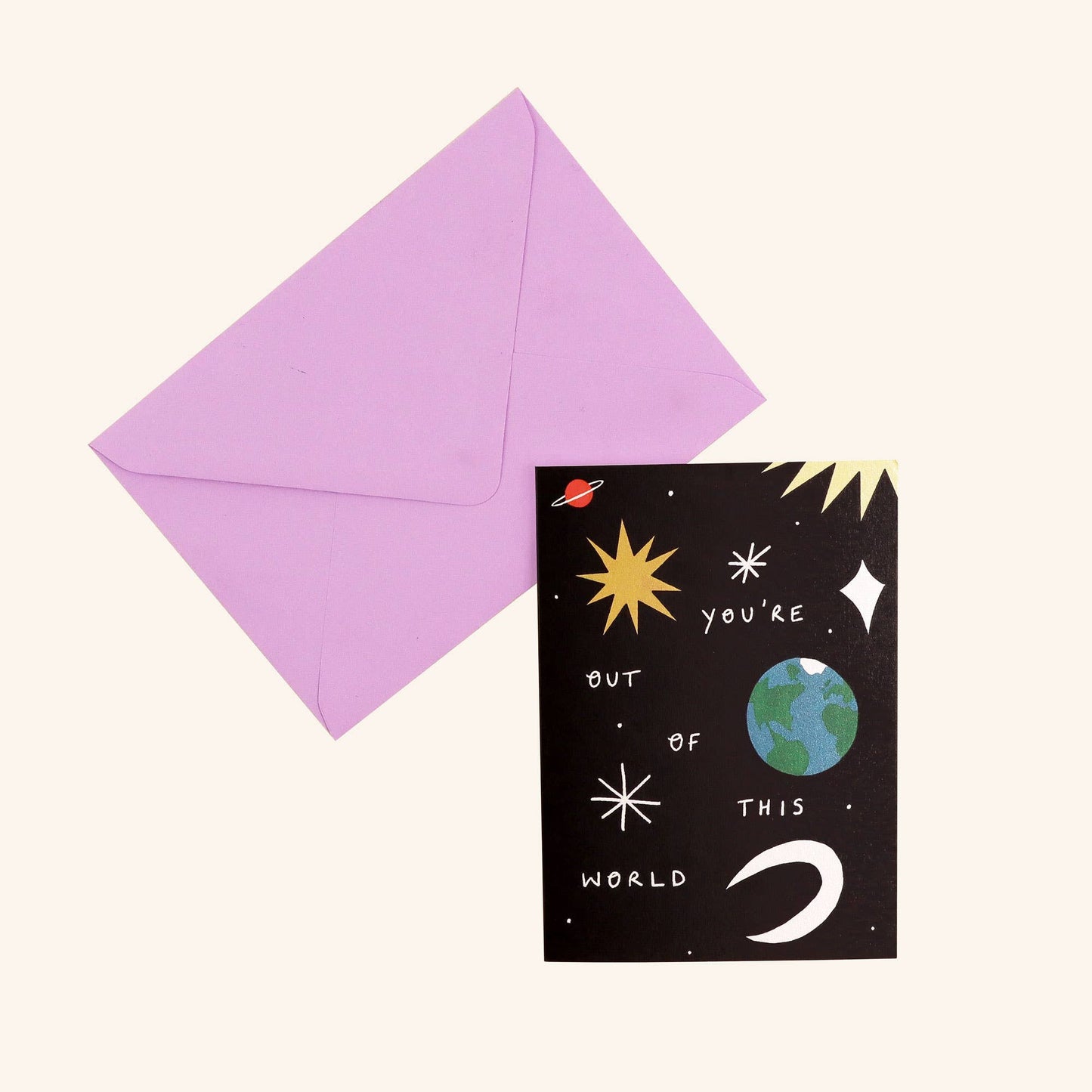 You're Out Of This World Love Card | Anniversary | Celestial