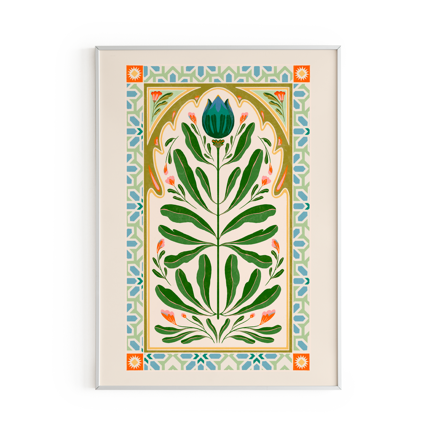 Floral Archway Print by Lione & Sheikh