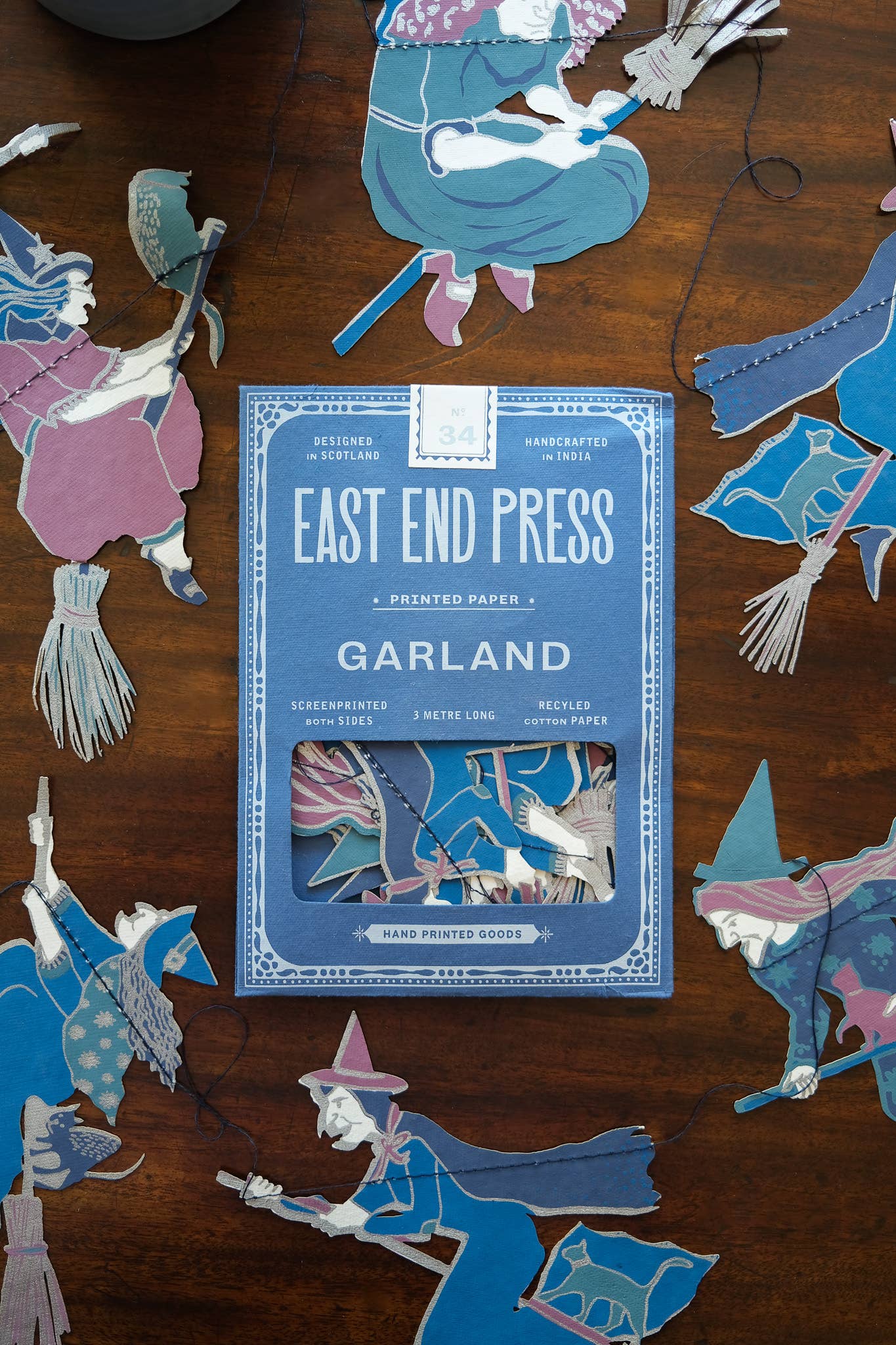 Wicked Witches Sewn Garland by East End Press