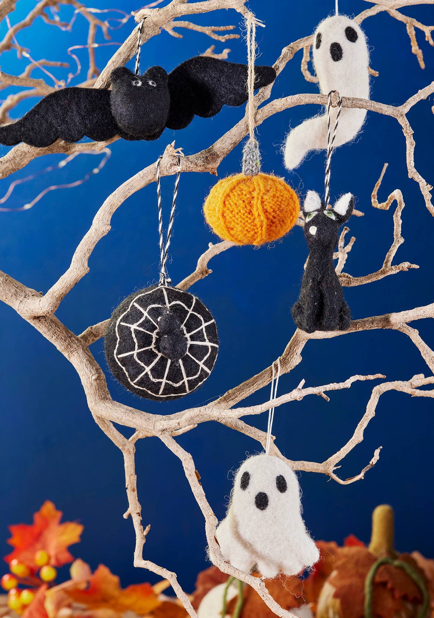 Ghost Felt Tree Decoration