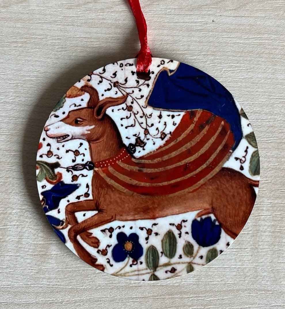 'Medieval Dog' Yule Tree Decoration
