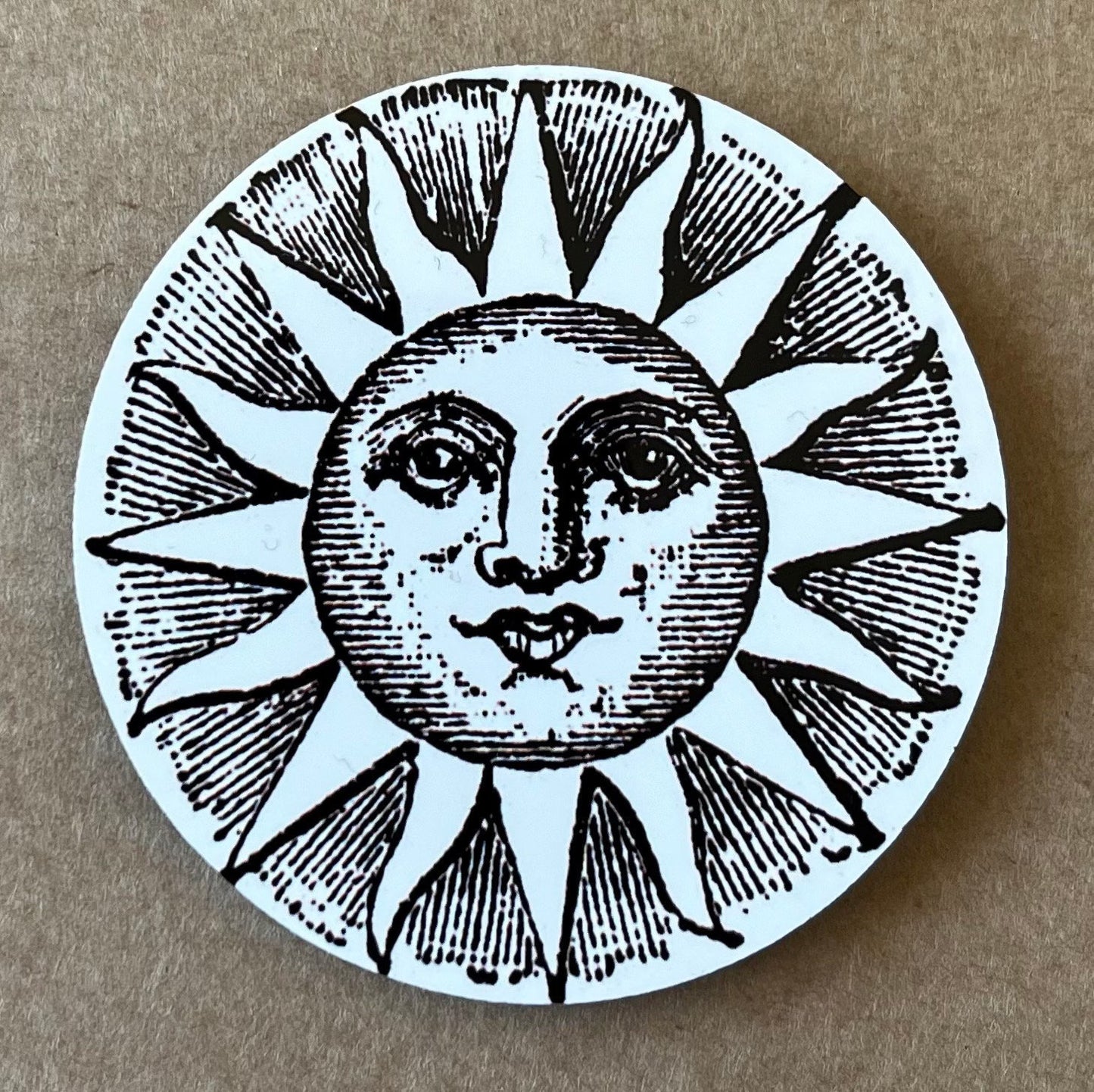 'Vintage Sun' Fridge Magnet