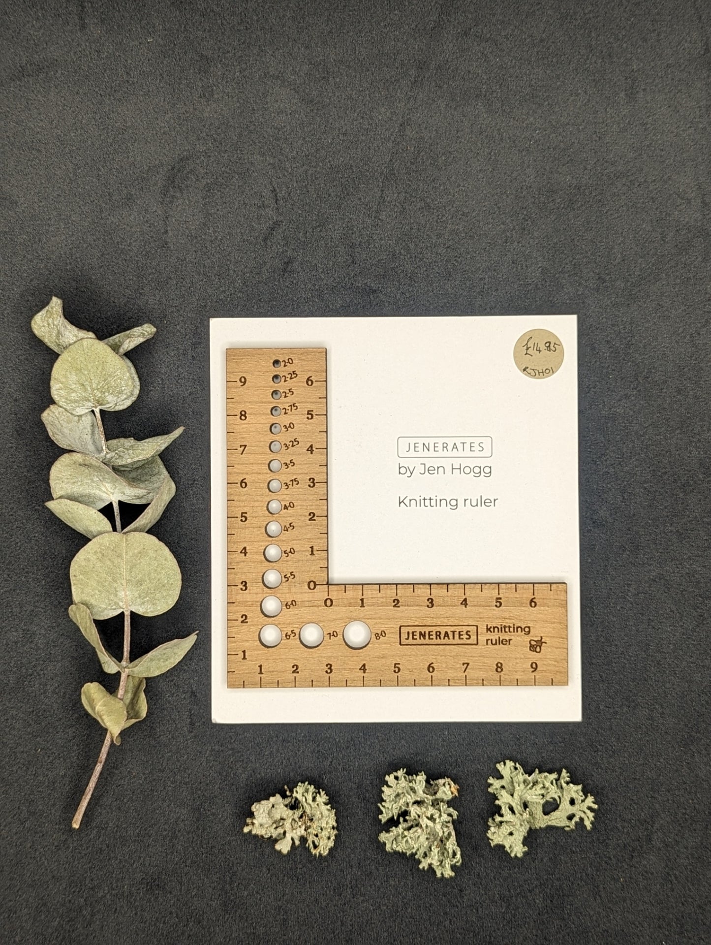 Knitting Ruler and Needle Gauge