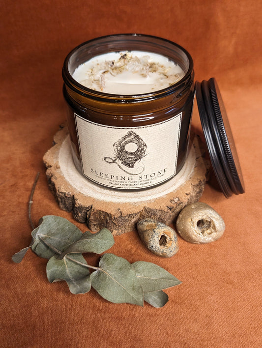Double Wick Apothecary Candle: "Sleeping Stone"