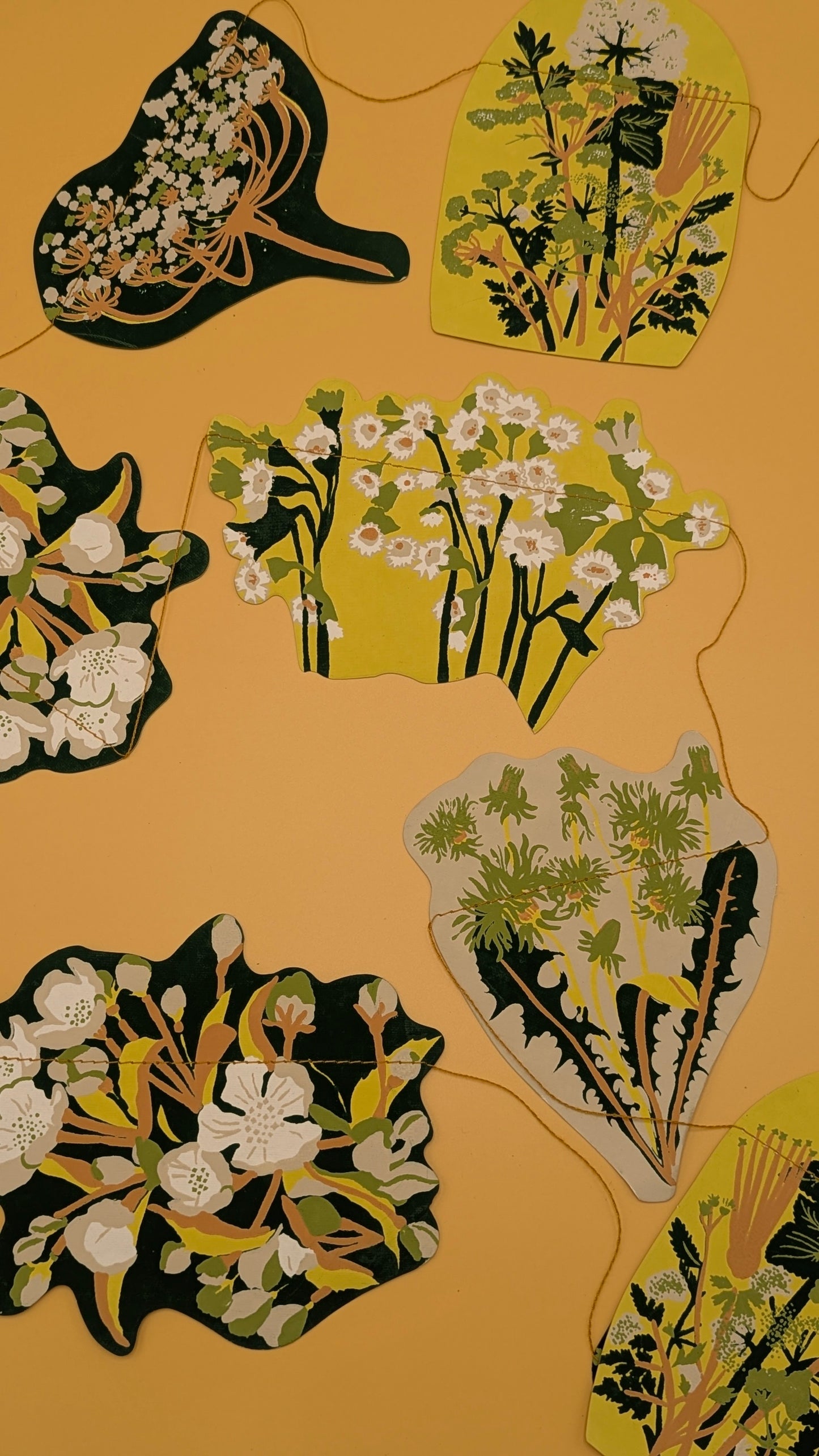 Spring Blooms Sewn Garland