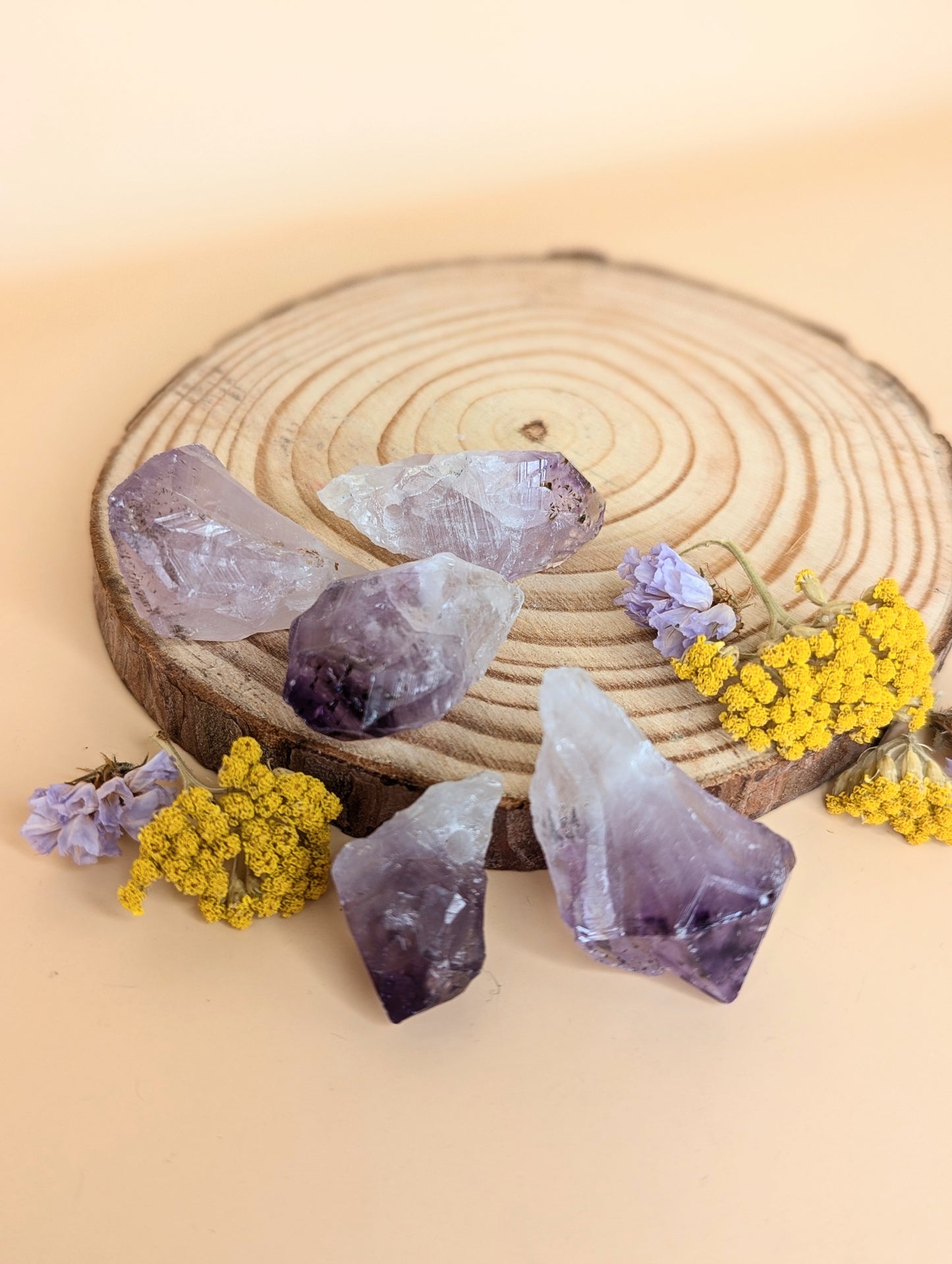 Raw Amethyst Point Pendant (Workshops)
