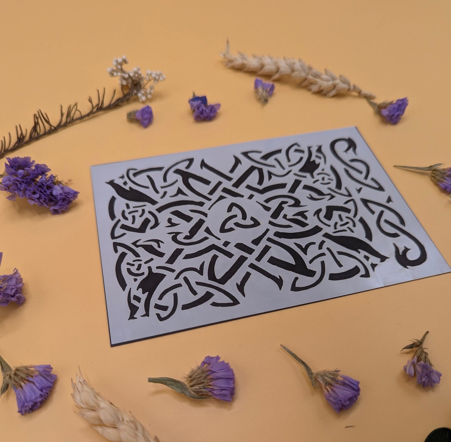 'Celtic Knots' Etching Stencil