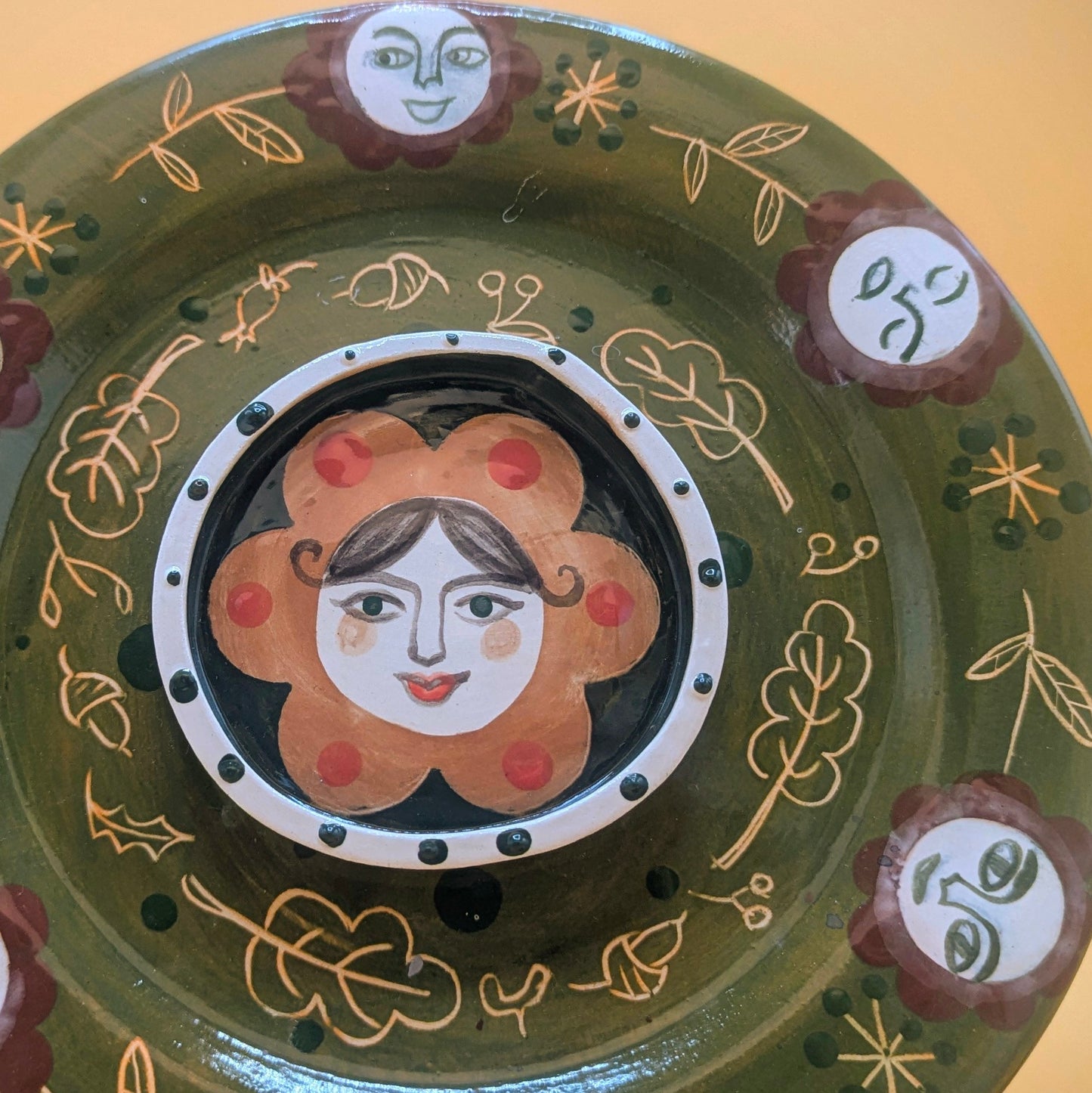 'Flower' Ceramic Plate by Ciara Veronica Dunne