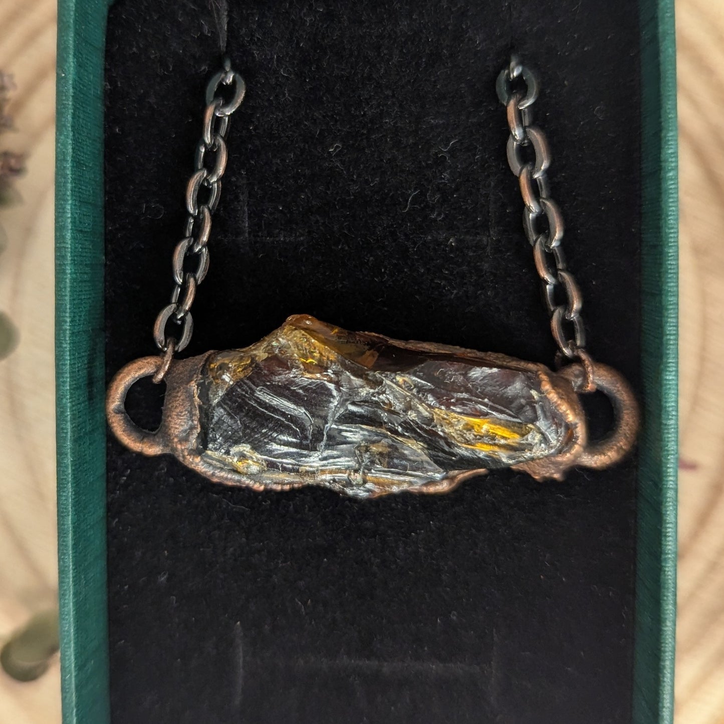 "Ziya" Sumatran Amber Pendant