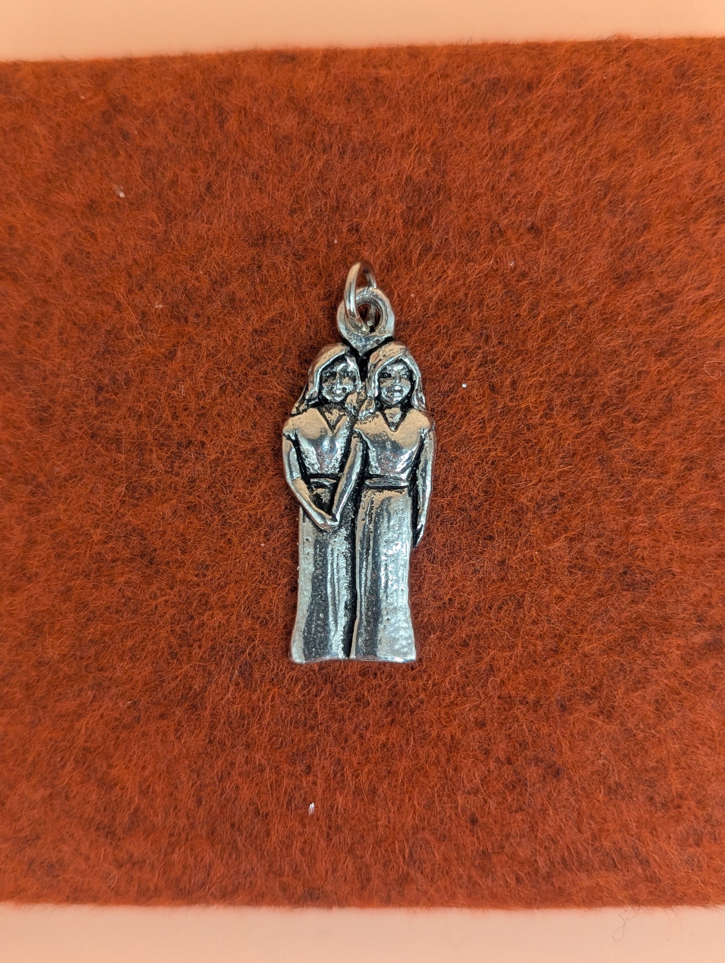 Pewter Gemini Charm