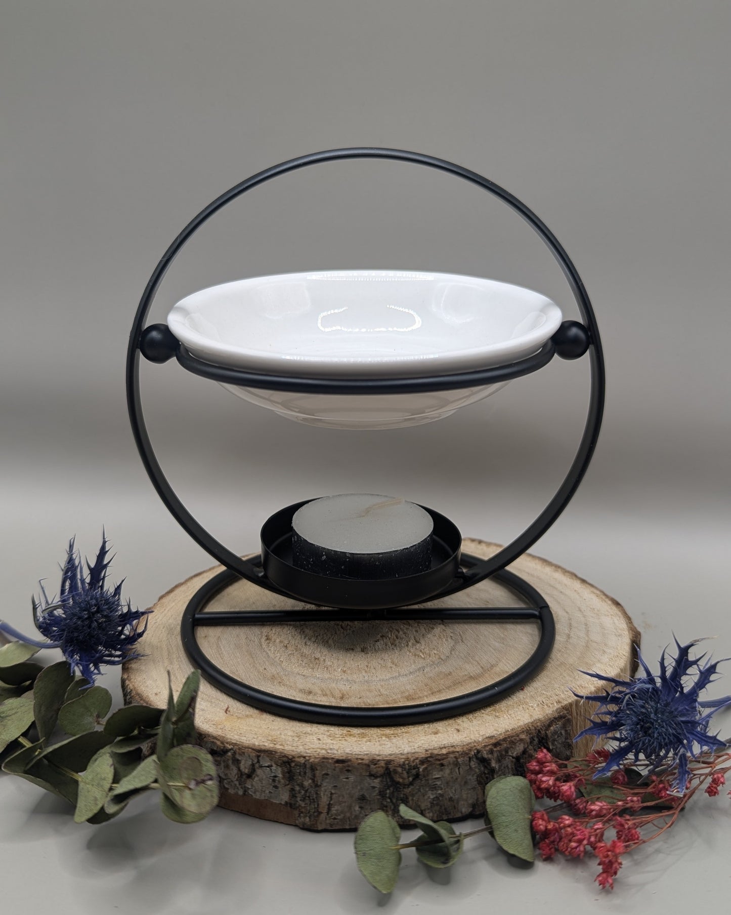 Ceramic & Metal Round Oil Burner