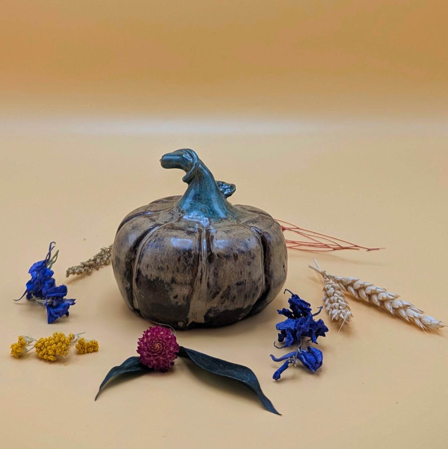 Ceramic Brown Pumpkin