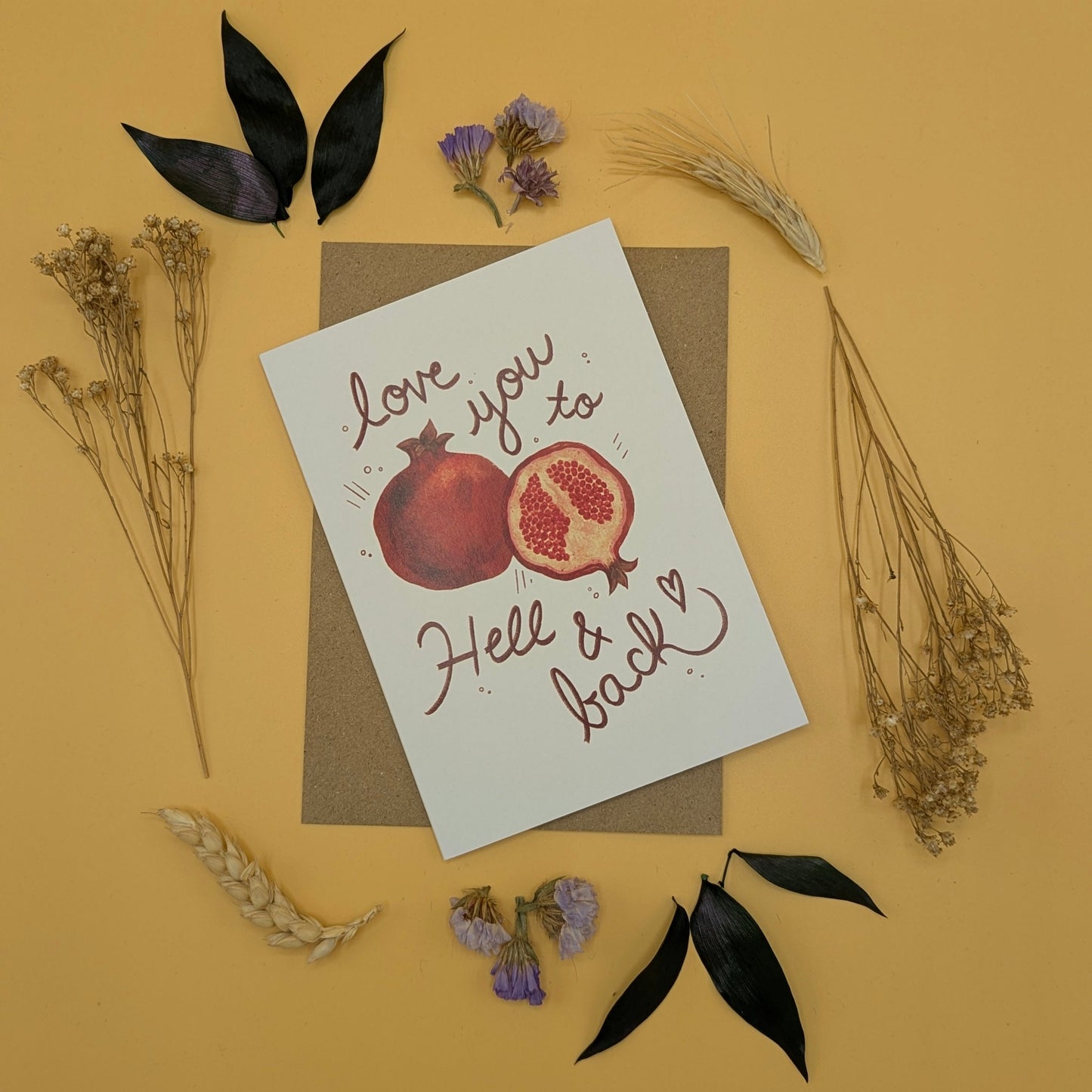 ‘Love you to Hell and back’ Greeting Card